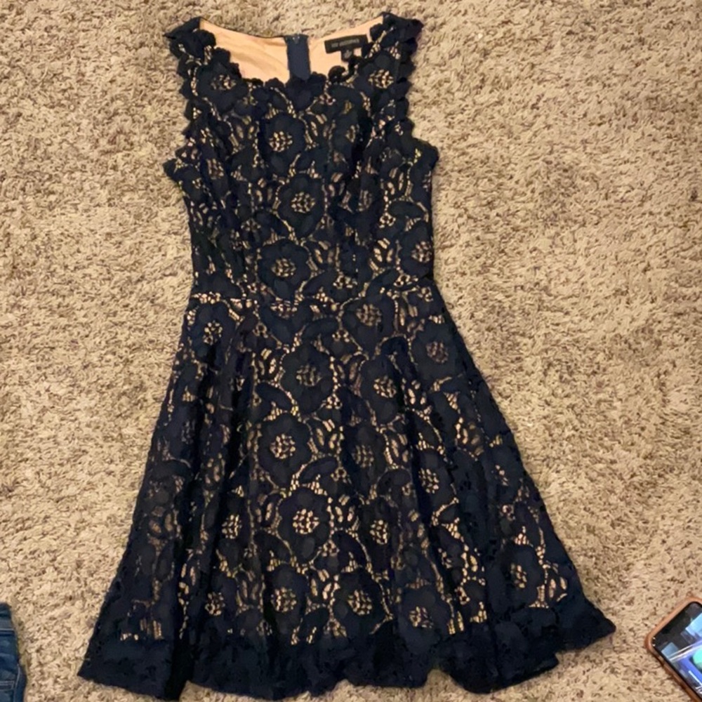 Jodi Kristopher Navy Blue Size 0 dress